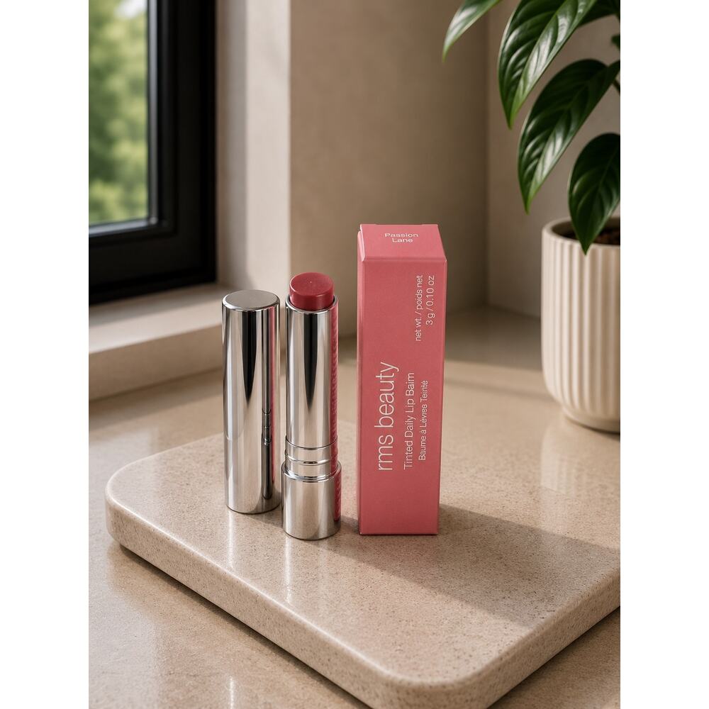 $28 RMS Beauty Tinted Daily Lip Balm Passion Lane Hydrating Lip Tint